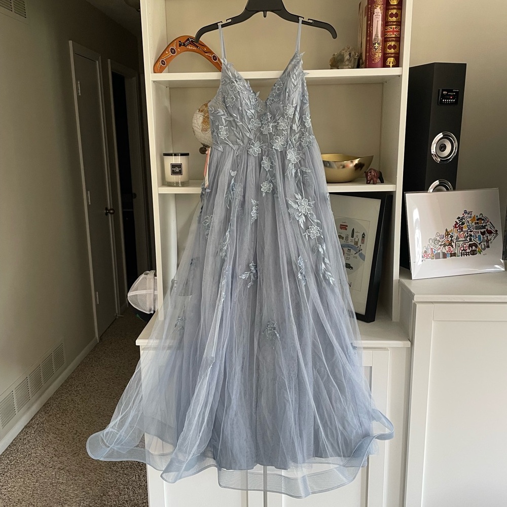 NWT blue prom dress custom